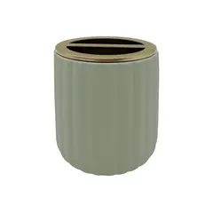 BEAUTIFUL - Portacepillos ceramico verde moderno