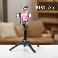 VIVITAR - Palo Selfie Trapode LED Bluetooth 36 Pulgadas