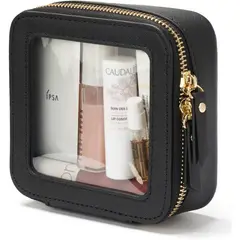 GENERICO - Neceser Transparente Popvibe Cuero Saffiano 12x12x5cm