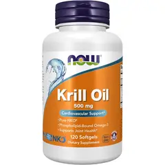 NOW - Aceite de Krill 500mg Omega3 120 Capsulas