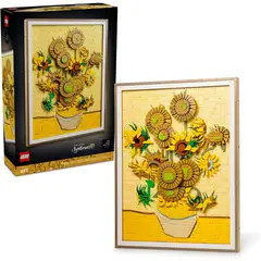 LEGO - Art Van Gogh Girasoles Cuadro Decorativo 3D