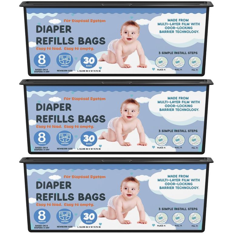 Bolsas Recambio Paaalera 30 Unid Compatibles Genie 7 Capas Antiodor