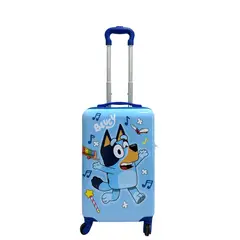 BBC - Maleta Infantil Bluey 18 Pulgadas ABS Ragida Celeste