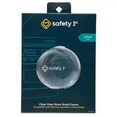 Safety 1St - Cubierta Perillas Cocina Clear View 5 Pack