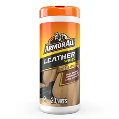 ARMOR ALL - Toallitas Cuero Cera Abeja 20 Unidades Auto