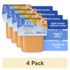 GERBER - Comida Beba 2da Etapa Manzana Mango Arroz 4x113g
