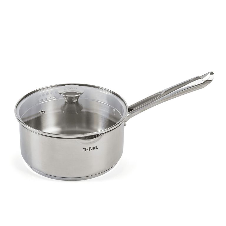 Cacerola Tfal Acero Inoxidable 3L Tapa Colador Induccian