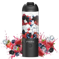 LICUADORA - Portatil FitRx Rocket 18oz Recargable Negra