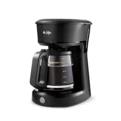 MR COFFEE - Cafetera Mr. Coffee 12 Tazas Negra Auto Pause Switch