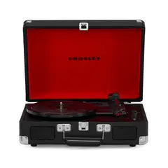 CROSLEY - Tocadiscos Cruiser Premier Bluetooth 3 Velocidades Negro