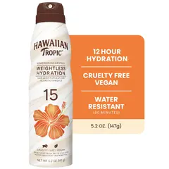 SPRAY - Bloqueador Solar Hawaiian Tropic SPF 15 Weightless 147g