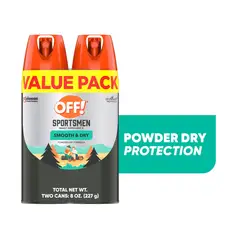 OFF - Repelente Smooth Dry 15 DEET 227g Pack 2 Unid