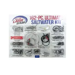 LAZER - Kit Terminal Pesca Eagle Claw Sharp 162 Piezas Mar