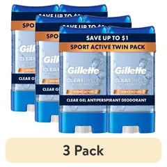 GILLETTE - Desodorante Antitranspirante Gel Sport 3 Pack 72H