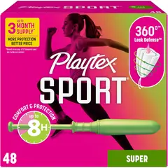 PLAYTEX - Tampones Sport Super Absorcian 48u Sin Fragancia