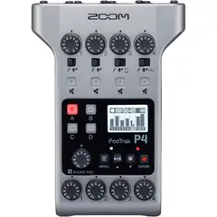 ZOOM - Grabadora Podcast PodTrak P4 4 Entradas XLR 4 Audafonos