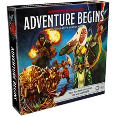 Hasbro - Juego de Mesa Dungeons Dragons Adventure Begins 4 Jugadores