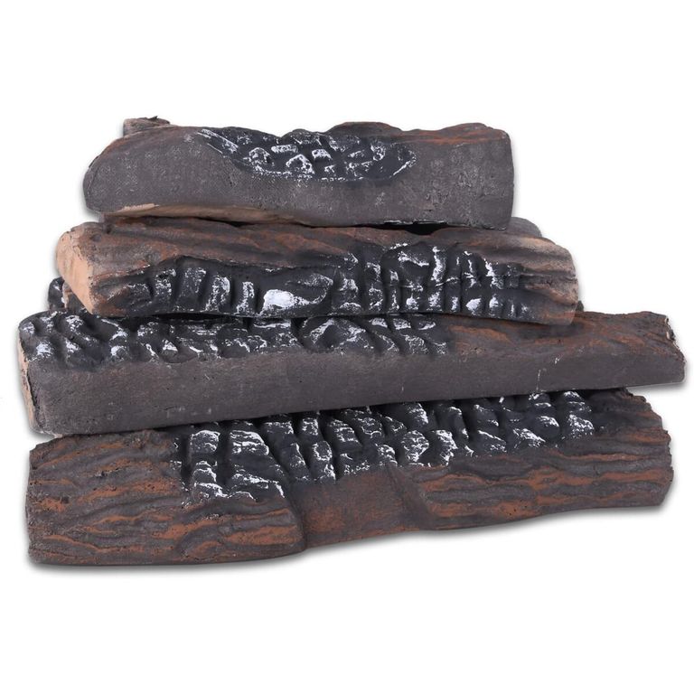 Leaos Ceramicos 10 Piezas 2538cm Para Chimenea Y Fogan