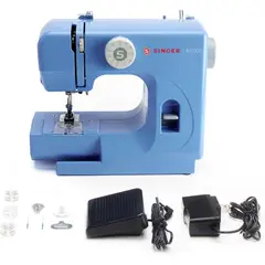SINGER - Maquina de Coser M1000 Azul 32 Puntadas Portatil