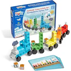 EXPRESS - Set MathLink Cubes Numberblocks Train hand2mind
