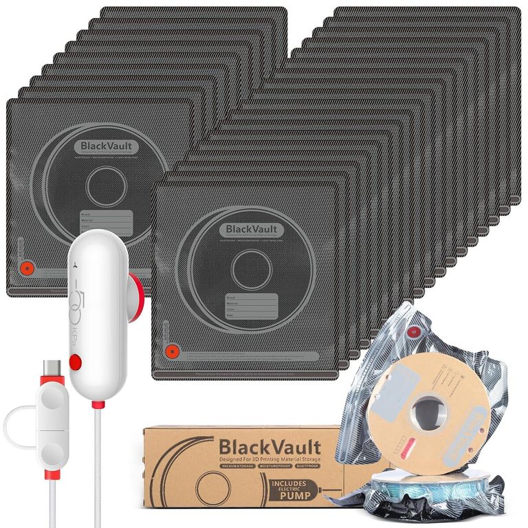 Bolsas Vacao BlackVault 30pcs 32x34cm Filamento 3D Bomba USB