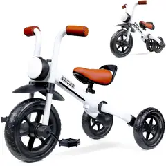BALANCE - Bicicleta 2en1 KRIDDO Triciclo Blanco Luz 25 Aaos
