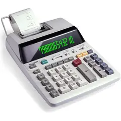 SHARP - Calculadora EL1801V Impresora 12 Dagitos LCD AC