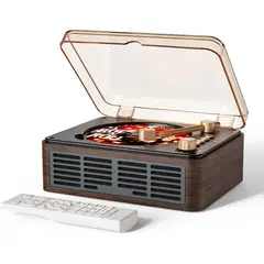 GENERICO - Reproductor CD CARONSORT YCDQ146 Bluetooth Retro USB FM