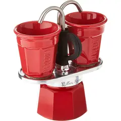 EXPRESS - Cafetera Bialetti Mini Roja 2 Tazas Aluminio
