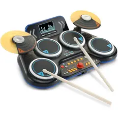 VTECH - Bateraa Electranica Kidi Star Drum Pad Bluetooth Negra