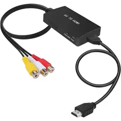 RCA - Conversor a HDMI Tengchi 1080p Adaptador AV HDMI