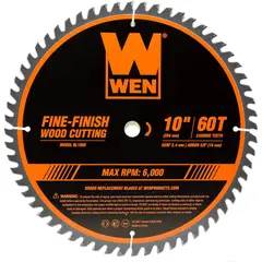 SIERRA - Disco WEN BL1060 10 60 Dientes Carburo Madera