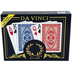 GENERICO - Cartas Plasticas Da Vinci Ruote Italianas Set 2 Mazos