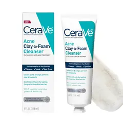 GENERICO - Limpiador Facial CeraVe Acne Clay To Foam 2 acido Salicalico 118ml