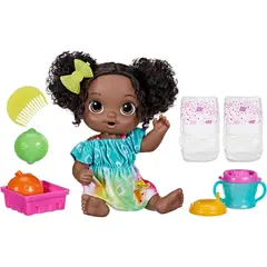 BABY ALIVE - Muaeca Fruity Sips Lima Set Juicer 3 Hasbro