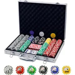 POKER - Set Fichas Boyzhood 500 Unidades Numeradas 11.5g Maletan