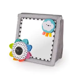 SASSY - Espejo Piso Tummy Time Beba Sensorial 10 Pulgadas