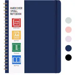 GENERICO - Cuaderno LABUK Tapa Dura A4 8.5x11in 110 Hojas Azul