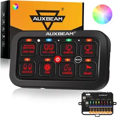 SWITCH - Panel 8 Vaas Auxbeam RA80 RGB 60A 12V24V