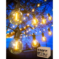 GENERICO - Guirnalda LED Exterior Zuske 150FT G40 Antigolpes