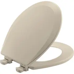 BEMIS - Asiento de Inodoro 500EC Madera Redondo Almendra