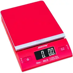POSTAL - Balanza Digital Accuteck DreamRed 39kg USB LED