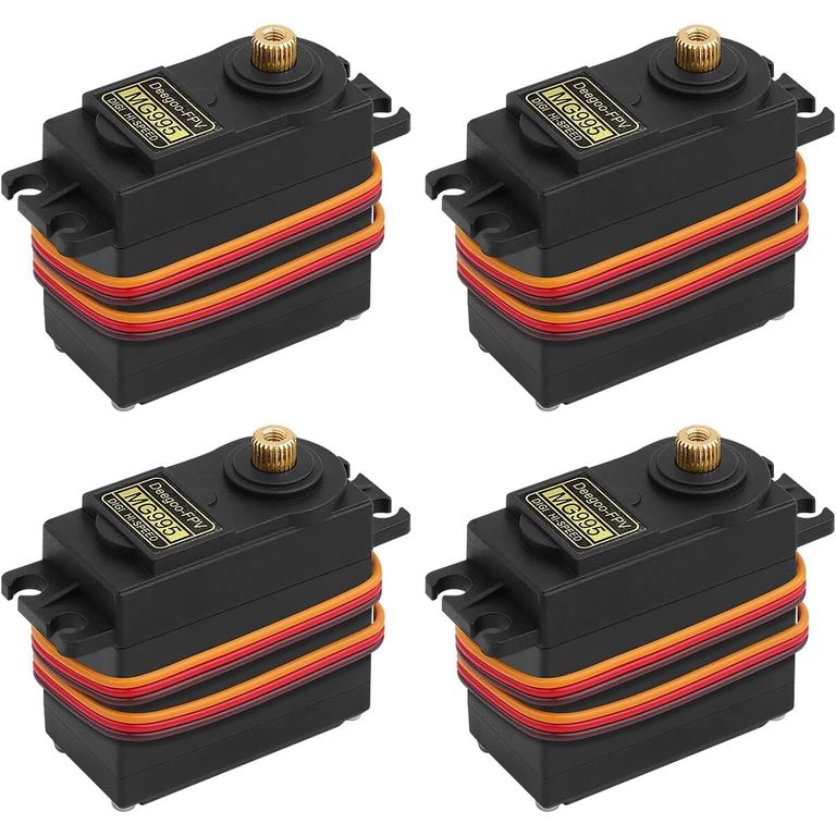 Servo Motor MG995 DeegooFPV 4Pack 180a Metal Gear 13kg