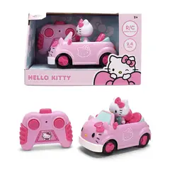 HELLO KITTY - Auto Control Remoto 132 Convertible Rosado
