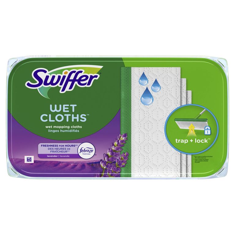 Repuesto Paaos Hamedos Swiffer Lavanda 12u Multisuperficie