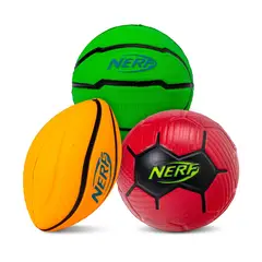 FOAM - Pelotas NERF Micro Set 3 Unidades PU Multicolor