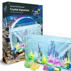 BBC - Kit Acuario de Cristales Earth STEM 21x12x4cm Geologaa