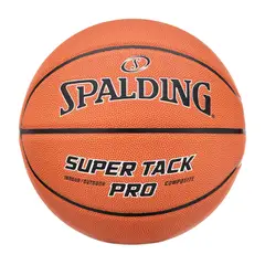 Spalding - Balan Basquetbol Super Tack Pro Talla 7 Cuero Compuesto