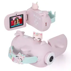 VIVITAR - Camara Digital Kidztech 16MP Kitticorn Rosada Niaos