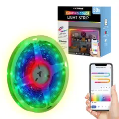 XTREME - Tira LED 50ft Multicolor 700lm Smart Interior